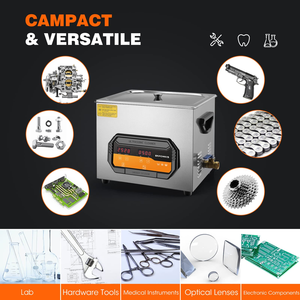 Máy Làm Sạch Siêu Âm Chuyên Nghiệp 15L Với Bộ Hẹn Giờ Kỹ Thuật Số Và Máy Sưởi Bằng Thép Không Gỉ 304 Cho Răng Giả Bảng Mạch Các Bộ Phận Nhỏ - Product Image 6