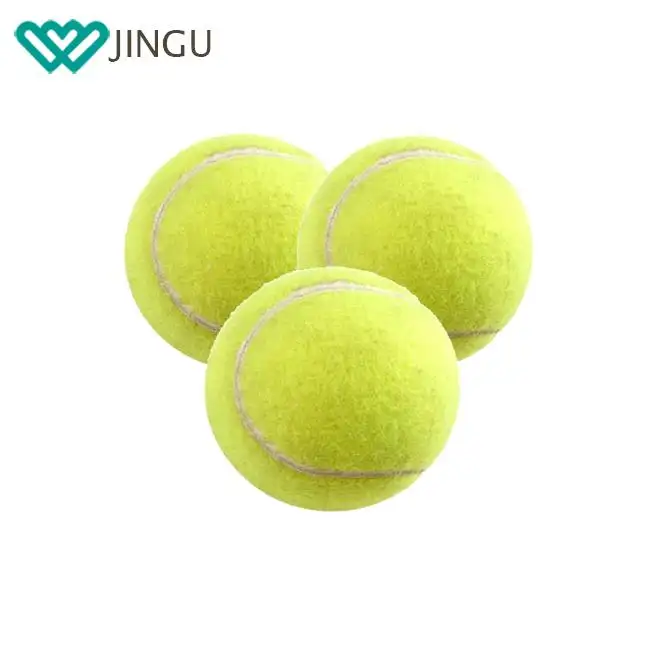 犬または子供の遊びのための高弾性イエローオレンジテニスボール標準圧力トレーニングパデルテニスボール