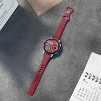 Bracelet Silicone 18/20/22mm pour Huawei Watch 3 GT2 Pro Sport pour Huawei Gt3/4 Slim Band Charm Type