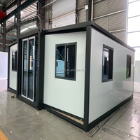 Mobil-home respirant conçu pour l'Australie, 2 chambres, préfabriqué, extensible, pliable, bureau, cuisine, salle de bain