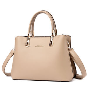 新しいデザインの袋メインPuレザーハンドバッグカスタマイズされたロゴトートバッグ女性のための女性のエレガントなハンドバッグ2024 - Product Image 1