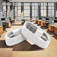 Alta calidad Mini TPE Micro USB Cable Cargador Blanco y Negro Venta al por mayor Cables de datos