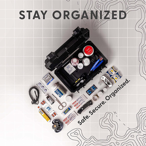 2025 New hình chữ nhật tùy chỉnh ngăn Pill trường hợp <span class=keywords><strong>Home</strong></span> nhựa Viện trợ đầu tiên cờ thuốc Pill Organizer hộp lưu trữ - Product Image 4