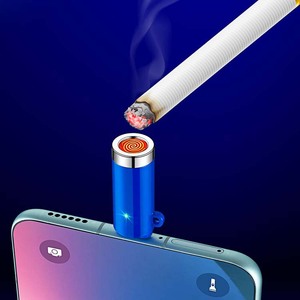 Giao Hàng Nhanh Chóng USB-C Có Thể Sạc Lại Điện Tử Cigar Nhẹ Hơn Cho Điện Thoại Di Động Hoang Dã Survival Ngoài Trời Kỹ Thuật Số Nhẹ Hơn - Product Image 3