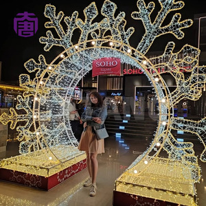 Walk Through Christmas Archway Lighting for City Streets Theme Parks Shopping Malls and Winter Festival Events - Product Image 5