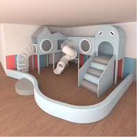 Accessoires de salle de jeux d'intérieur interchangeables résistants aux UV pour toboggan d'escalade pour enfants Livraison rapide pour les établissements d'enseignement