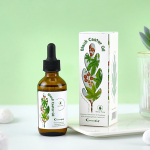 Aceite de ruedas negro puro Natural, potenciadores de cejas Multi Ues, Hidratante para la piel, fortalecedor del cabello, reparación del cuidado, aceite para el crecimiento del cabello - Product Image 1