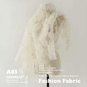 Thời Trang Vải Chất Lượng Cao <span class=keywords><strong>Polyester</strong></span> 3D Organza Hoa Tulle Voan Lưới Thêu Vải Cho Dresses Bé Trẻ Em Quần Áo - Product Image 5