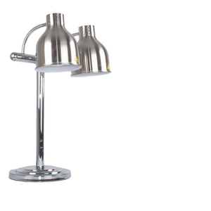 Lámpara de Exhibición de Alimentos con Calefacción de Acero Inoxidable de Una Sola Cabeza, Lámpara de Barbacoa de Doble Cabeza para Pizza, para Conservación de Calor en Buffet para Hoteles - Product Image 4
