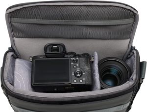 กระเป๋าเป้สะพายหลังสำหรับกล้องถ่ายรูปขนาดใหญ่สำหรับเดินทางกลางแจ้ง พร้อมผ้าคลุมกันฝน กันน้ำ มีช่องใส่แล็ปท็อป (ตัวอย่างสินค้าฟรี) - Product Image 2