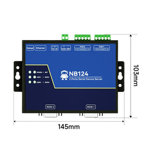 Ebyte ODM NB124 serie server seriali industriali a <span class=keywords><strong>2</strong></span> canali generazione <span class=keywords><strong>2</strong></span> RS485/RS422/RS232 porta seriale <span class=keywords><strong>TCP</strong></span>/IP a porta Ethernet - Product Image 2