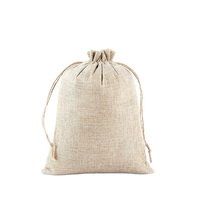 Sac en toile de jute de haute qualité 13x18cm, impression de logo, sacs en jute durables, pochette récupérable, idéal pour l'emballage cadeau, bonbons de Noël
