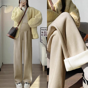 <span class=keywords><strong>Pantalon</strong></span> enceinte thermique hiver jambe <span class=keywords><strong>large</strong></span> maternité salon porter doublure polaire <span class=keywords><strong>pantalon</strong></span> décontracté pour la <span class=keywords><strong>grossesse</strong></span> - Product Image 4