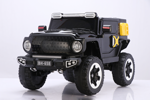 Voiture électrique télécommandée en plastique pour enfants, modèle SUV, double siège, pour garçons et filles, idéale pour les sorties en famille - Product Image 6