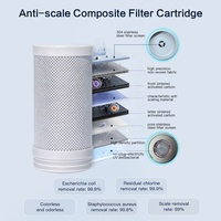 Robinet de purification d'eau intelligent à affichage numérique UV à 8 étapes avec durée de vie de la température pour salle de bain et cuisine