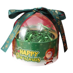 <span class=keywords><strong>2025</strong></span> trong suốt <span class=keywords><strong>Acrylic</strong></span> thời gian bóng Hộp Quà Tặng riêng biệt tròn xi lanh cứng nhắc ruy băng Giáng sinh tay Hộp quà tặng bao bì - Product Image 5