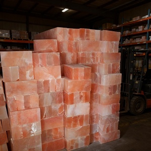 Briques de sel de l'Himalaya de vente chaude en vrac pour les salles de massothérapie de sauna de salle de bains-résistantes au feu et durables - Product Image 1