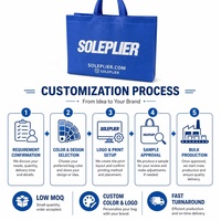 Bolsa de Compras Reutilizable Ecológica, Reciclable, de Tela No Tejida, Libre de BPA, Certificada CE, Personalizable