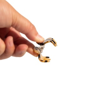 Mini pince à cheveux en acétate 5 cm, usage quotidien, design géométrique - Product Image 5