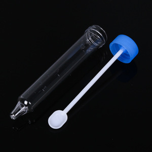 Urine Sediment Test Tube 12ml Screw Cap Graduated Plastic For Urine Collection - Product Image 3