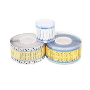 Термоусадочные этикетки-наклейки для кабелей, маркировочные, с возможностью печати, для идентификации кабелей, термоусадочные кабельные бирки-маркеры - Product Image 5