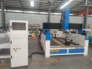 เครื่องเราเตอร์ CNC พร้อมโรตารี่ทำแม่พิมพ์ไม้โฟมสำหรับงานกัดและแกะสลัก - Product Image 5