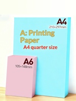 Papel de Copia A6 Engrosado de Doble Cara, Blanco, para Recetas Médicas, 500 Hojas/Paquete, Uso de Oficina/Estudiante