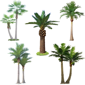 Ornements de jardin, arbre artificiel d'extérieur, décor <span class=keywords><strong>Tropical</strong></span>, palmier artificiel pour piscines Intex, décoration en plastique - Product Image 2