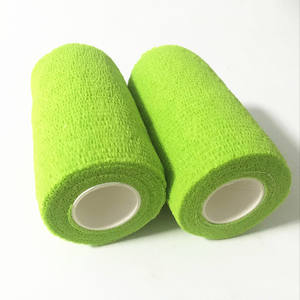 Venda elástica autoadhesiva verde de 10 cm x 4,5 m para cintura, codos, tobillos, muñecas, hombros, rodillas, pantorrillas y palmas de las manos - Product Image 4