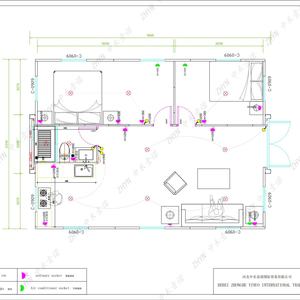 全装修预制夹芯板可扩展集装箱房屋现代设计2卧室5年保修移动餐厅 - Product Image 6