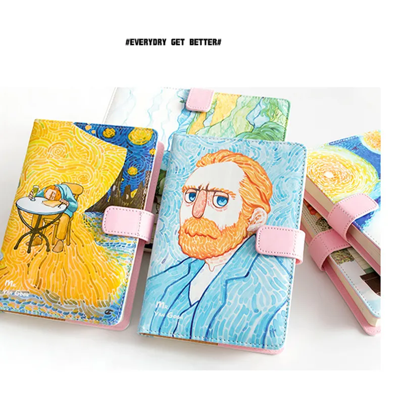 Канцелярские блокноты Van Gogh Do List, умные многоразовые стираемые маленькие школьные сублимационные заготовки, блокнот