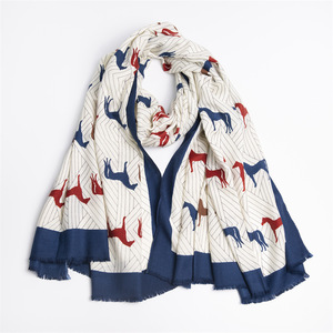 Châle en laine et soie à logo personnalisé, imprimé à carreaux, cape, écharpe, poncho, foulard pour automne-hiver, vente en gros directe usine - Product Image 1