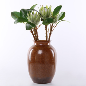 Fleur artificielle réaliste en tissu <span class=keywords><strong>de</strong></span> type King Protea, tige <span class=keywords><strong>de</strong></span> fleur tropicale pour décoration <span class=keywords><strong>de</strong></span> vase <span class=keywords><strong>de</strong></span> salon, événements et bouquets <span class=keywords><strong>de</strong></span> <span class=keywords><strong>mariée</strong></span> - Product Image 2