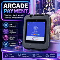 Lecteur de paiement sans argent liquide pour machine de jeu d'arcade, compatible avec les codes QR, les cartes et les paiements par portefeuille mobile
