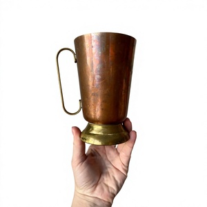 Taza de Viaje BS International de Cobre Antiguo con Base de Latón, Ecológica, Aislamiento Térmico para Frío/Calor, Apta para Lavavajillas y Microondas, con Mosquetón - Product Image 3