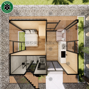 Casa Contenedor Móvil de Panel Sándwich, de Ensamblaje Sencillo, Plegable, Removible, Rápida, para Obras y Uso Residencial, LCL - Product Image 6