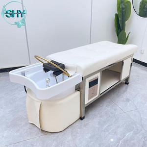 Équipement de spa japonais personnalisé Table de <span class=keywords><strong>massage</strong></span> de salon au design moderne Lit de spa avec shampoing et circulation d'eau Salons de coiffure et de beauté - Product Image 5