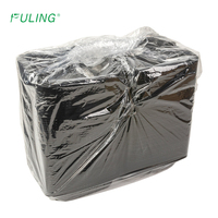 Boîte alimentaire jetable en plastique MFPP FULING à 3 compartiments avec couvercle à charnière, type clamshell, pour emporter