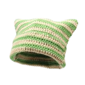 Cappello di volpe da donna Grunge berretti Slouchy cappelli all'uncinetto berretti Vintage cappello di volpe da donna accessori Grunge berretti Slouchy