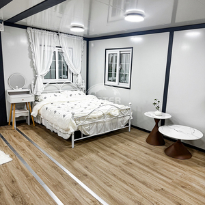 Conteneur en acier extensible à bas <span class=keywords><strong>prix</strong></span> de 20/40 pieds, maison mobile de luxe préfabriquée avec 2 à 4 chambres, <span class=keywords><strong>livraison</strong></span>, design moderne - Product Image 3