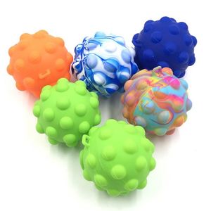 Pelota Antiestrés de Silicona con Burbujas, Juguete Sensorial Suave para Aliviar el Estrés - Product Image 1