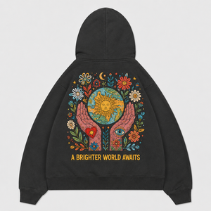 Sweat à capuche OEM délavé à l'acide, vierge, 100% coton, coupe oversize, épaules tombantes, graphique, streetwear de haute qualité, logo personnalisé, pour homme - Product Image 1