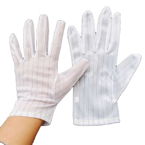 Gants antistatiques ESD confortables, respirants, enduits de polyester et de caoutchouc nitrile, gants de protection pour le travail, soudage de taille XL, vente en gros - Product Image 1