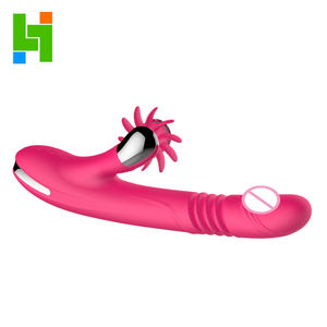 ดิ๊กโด้สีม่วงร้อนแรง แบบยืดหดได้ หมุนได้ 360 องศา พร้อมระบบสั่นกระตุ้นจุดจี สำหรับผู้หญิง - Product Image 2