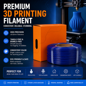 Filament d'impression 3D <span class=keywords><strong>R3D</strong></span> PETG Turquoise haute vitesse, recharges 1KG 1.75mm, compatible BambuLab, bobine AMS, tolérance 0.02mm, RoHS - Product Image 2