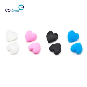 미니 하트 모양 안경 귀 그립 미끄럼 방지 실리콘 안경 후크 - Product Image 1