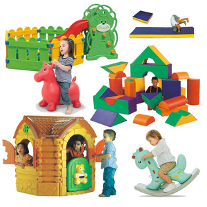Parc d'attractions intérieur doux, personnalisé, grande aire de jeu pour bébés, avec blocs de construction EPP et fosse à sable, - Product Image 4