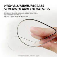 Protection d'écran de téléphone portable en verre trempé OG à colle intégrale, dureté 9H, 99% transparent, 2.5D Radian pour iPhone 15 - Vente en gros