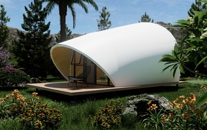 Carpa Glamping de Primera Calidad, Resistente al Viento, para las Cuatro Estaciones, de Una Sola Capa, con Membrana PVDF de 850G, Cabina Premium para Campamentos en Sitios Turísticos - Product Image 3