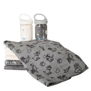 Customized Absorbent Pet Towel Pva 66x43cm Quick Drying <b>Dog</b> <b>Bath</b> Towel Wholesale Gray White Mixed Color - Product Image 3